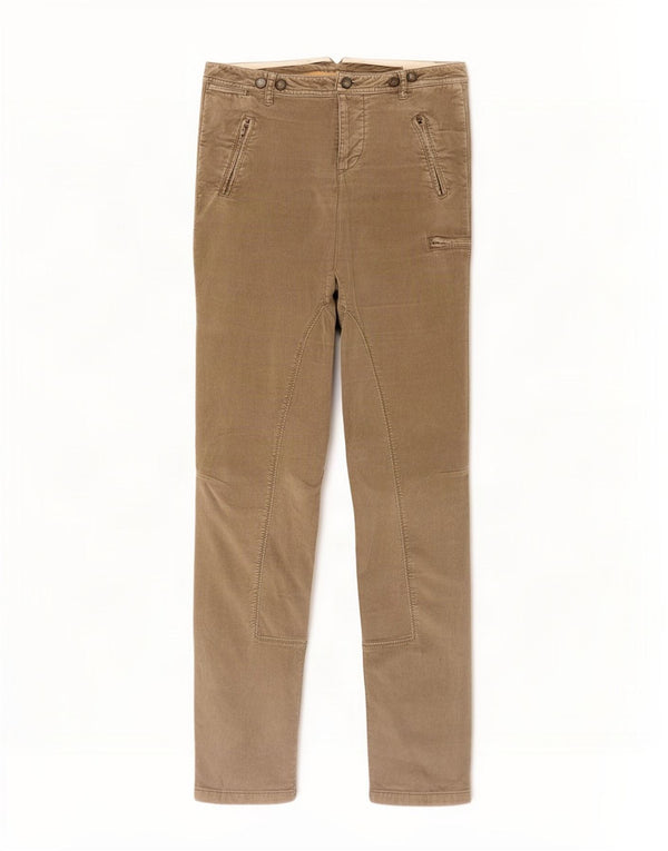 Massimo Dutti Γυναικείο λεπτό παντελόνι Chino EU 36 XS W26 L32 Μπεζ βαμβακερό