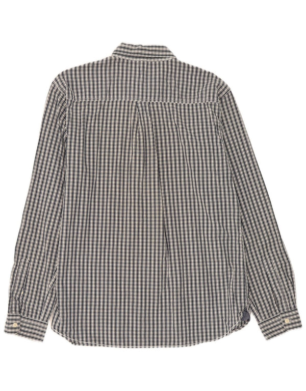 White Stuff Ανδρικό πουκάμισο Classic Fit XL Navy Blue Check Cotton