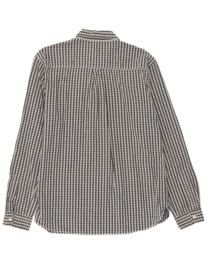 White Stuff Ανδρικό πουκάμισο Classic Fit XL Navy Blue Check Cotton