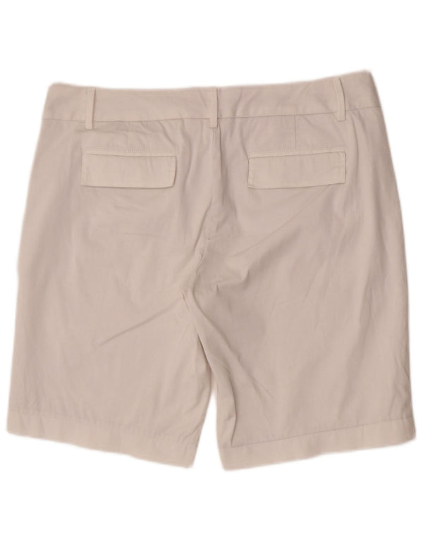 Banana Republic Γυναικείο Σορτς Chino US 12 Μεγάλο W32 Λευκό βαμβακερό