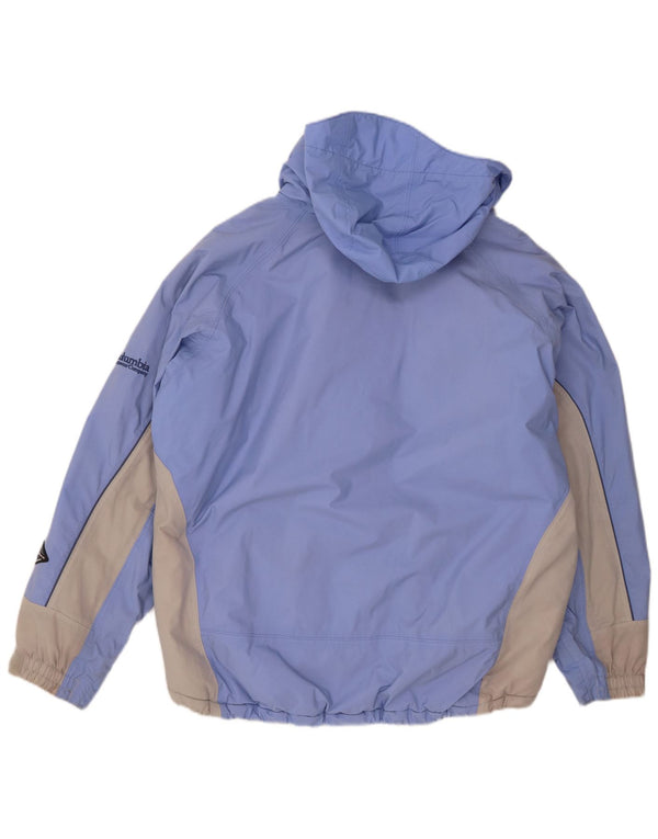 Columbia γυναικείο μπουφάν Omni-Tech με κουκούλα σκι UK 18 XL μπλε νάιλον χρώματος