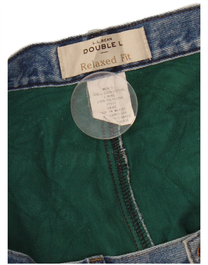 L.L.BEAN Ανδρικό τζιν κωνικό με χαλαρή εφαρμογή W37 L32 μπλε βαμβακερό