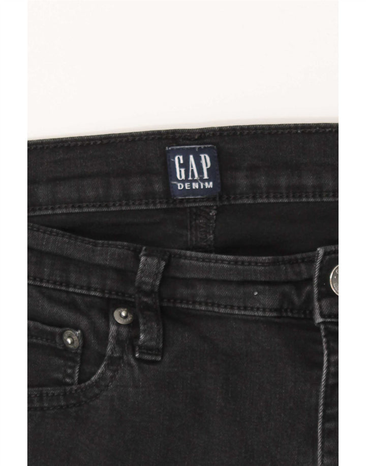 Gap Γυναικείο ίσιο τζιν W31 L30 μαύρο βαμβακερό