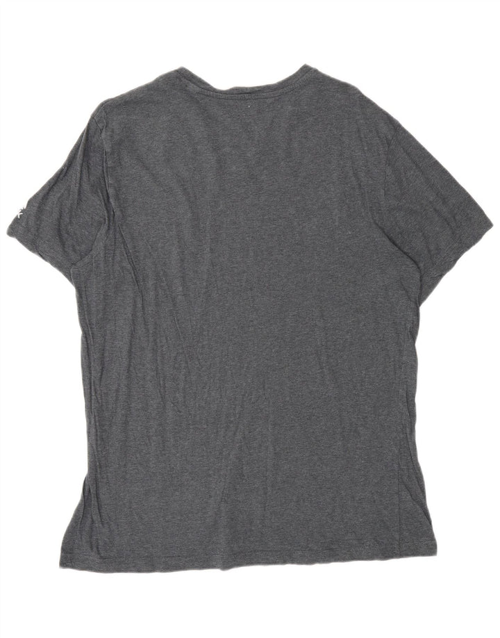 Ανδρικό γραφικό T-Shirt Reebok Top Large Grey