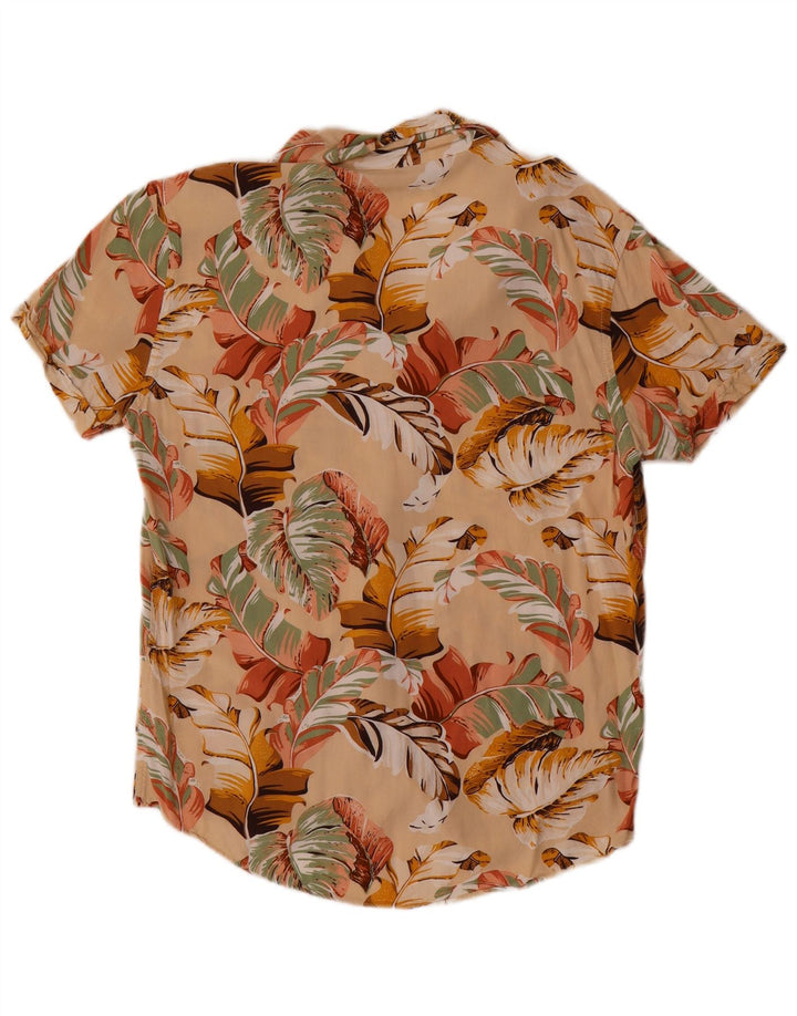 Ανδρικό πουκάμισο Marrakech Medium Beige Floral Βαμβακερό