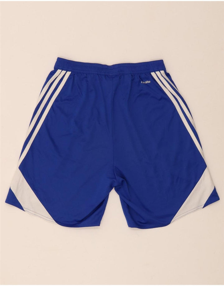 Ανδρικό αθλητικό σορτς Adidas Climalite Small Blue Colourblock Πολυεστέρας