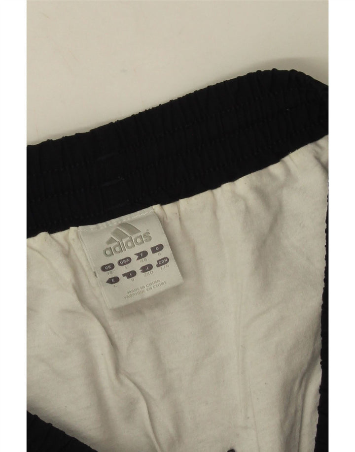 Ανδρικό αθλητικό σορτς Adidas από μεσαίο μαύρο πολυεστέρα