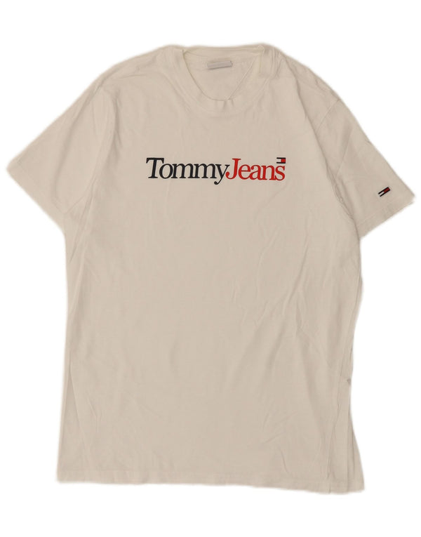 Γραφικό ανδρικό μπλουζάκι Tommy Hilfiger Top Small White