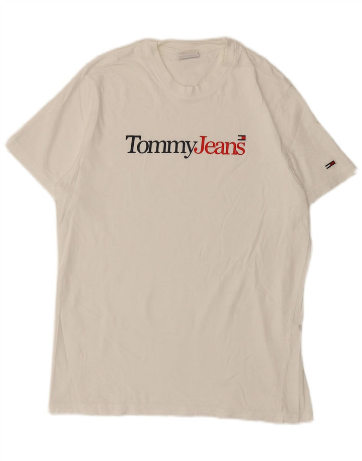 Γραφικό ανδρικό μπλουζάκι Tommy Hilfiger Top Small White