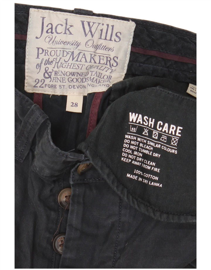 Jack Wills Γυναικείο Σορτσάκι Chino W28 Βαμβακερό μεσαίο ναυτικό μπλε