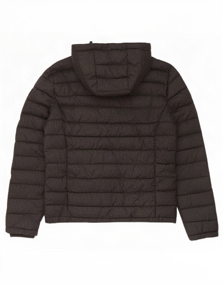 Ανδρικό μπουφάν με κουκούλα Superdry UK 42 XL Γκρι πολυεστέρας