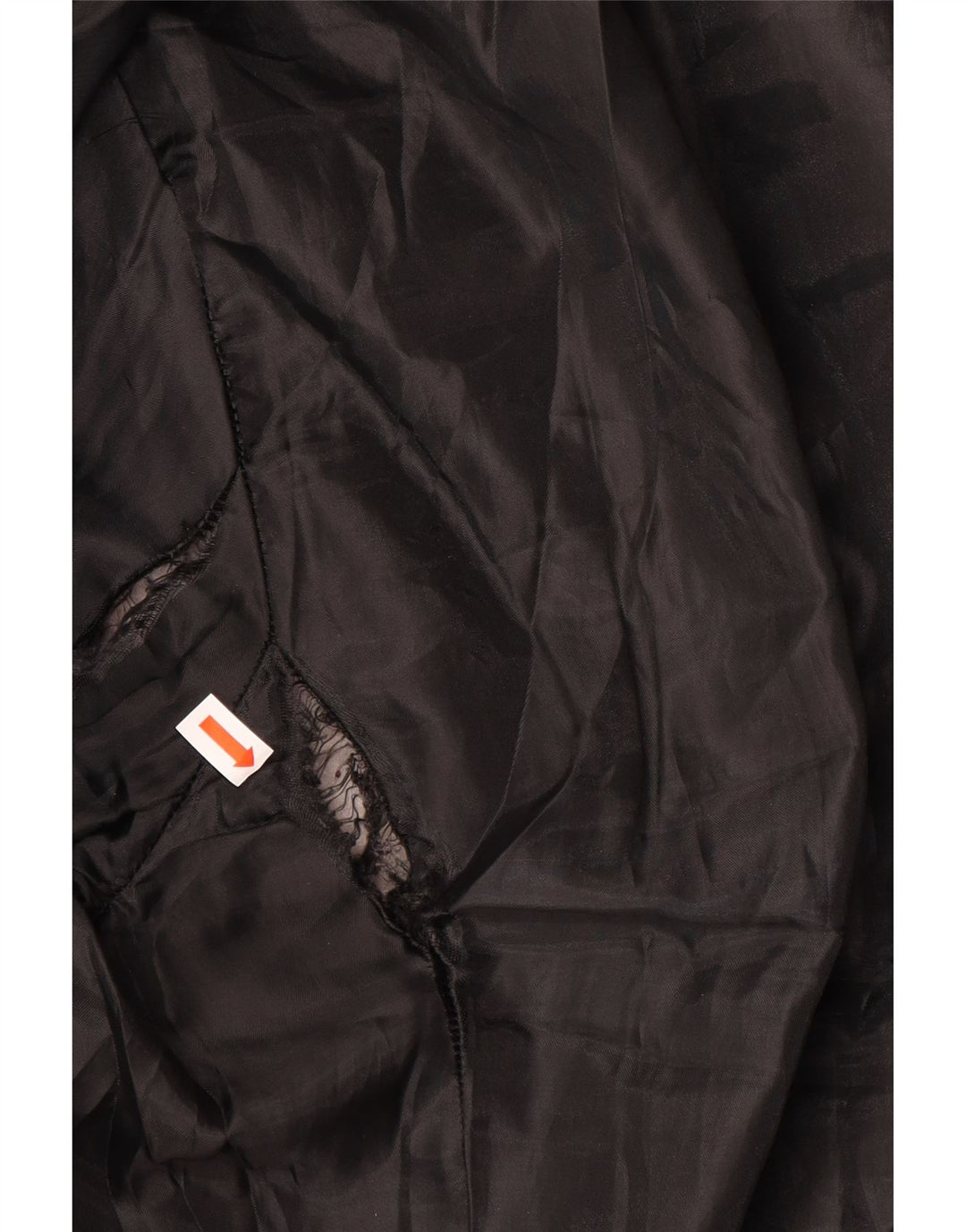 Zara Γυναικείο μπουφάν UK 16 Large Black Nylon