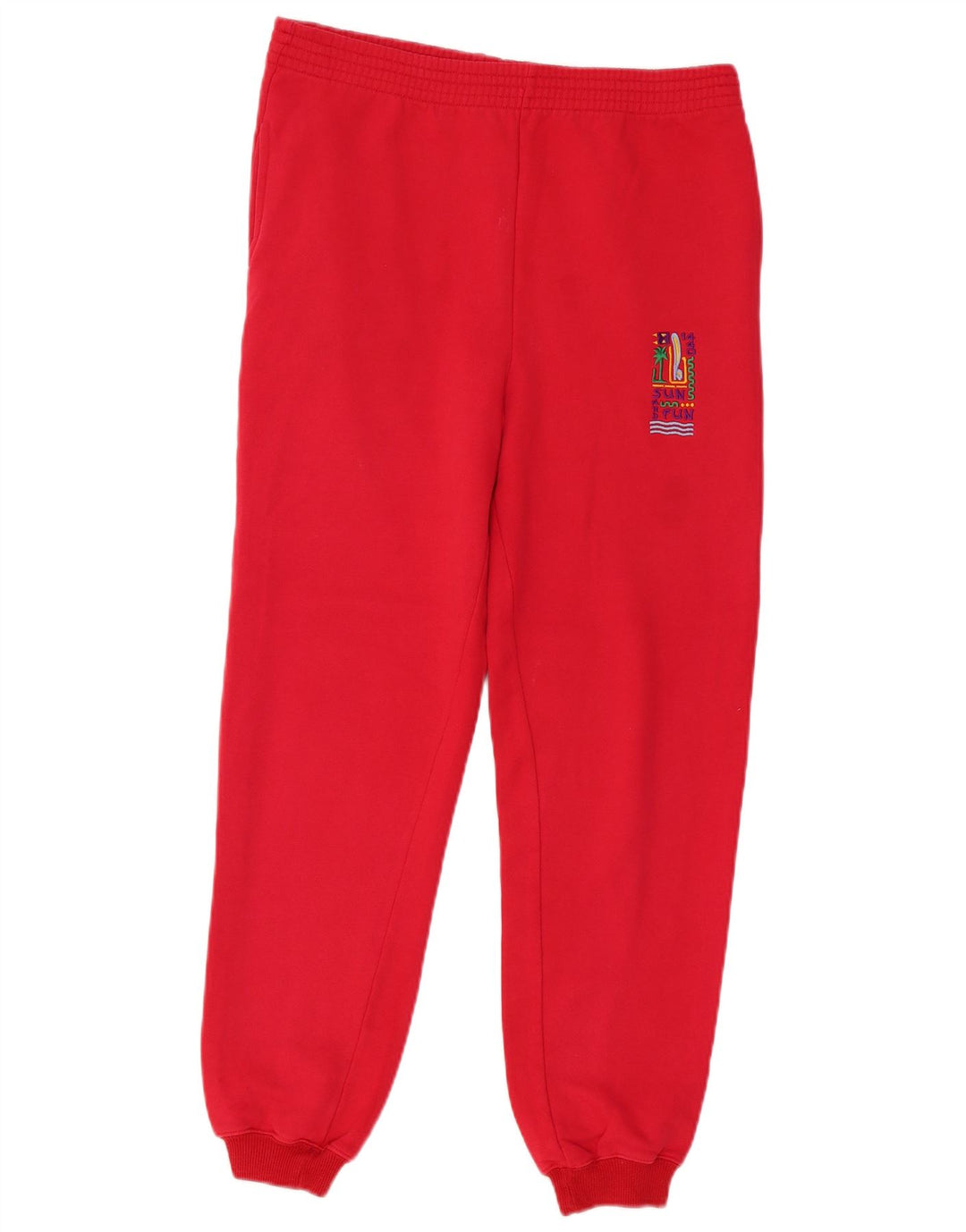Vintage ανδρική φόρμα παντελόνι Joggers Μεσαίο κόκκινο