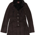 Vintage γυναικείο παλτό Sherpa UK 12 Medium Black