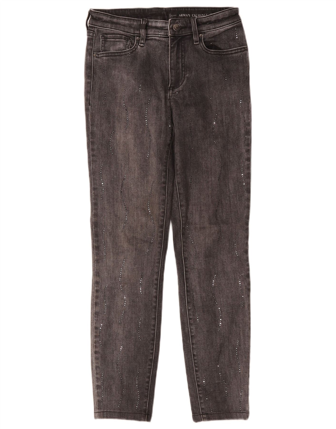 Armani Exchange Γυναικείο Τζιν Super Skinny W25 L26 Γκρι