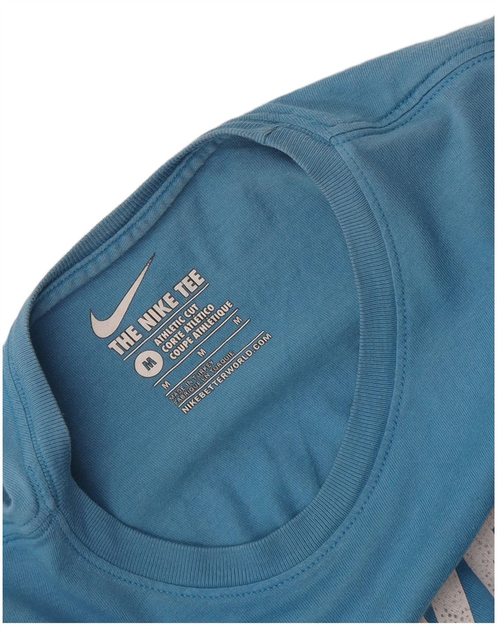 Ανδρικό μπλουζάκι Nike με γραφικό αθλητικό κόψιμο, μεσαίο μπλε
