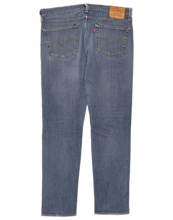 Levi's Mens 510 Distressed Skinny Jeans W34 L32 Μπλε βαμβακερό