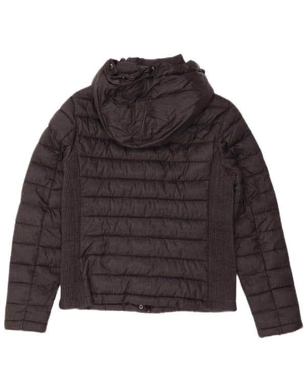 Superdry Girls Hooded Jacket 15-16 Years Larg Grey Polyester