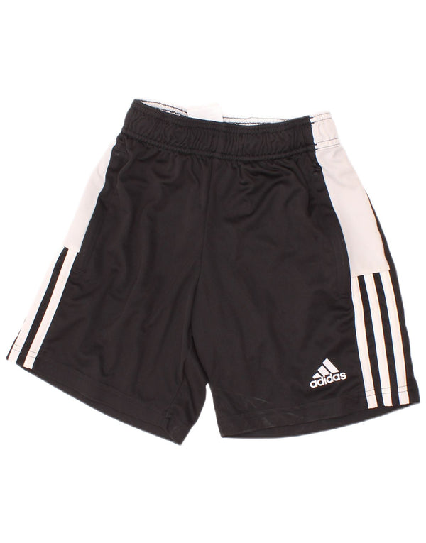 Adidas Boys Aeroready Sport σορτς 9-10 ετών Μαύρο πολύχρωμο πολυεστέρα