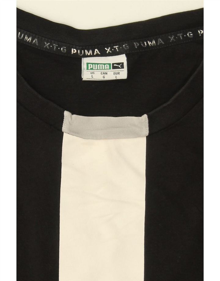 Ανδρικό T-Shirt PUMA Top Large Black Colourblock
