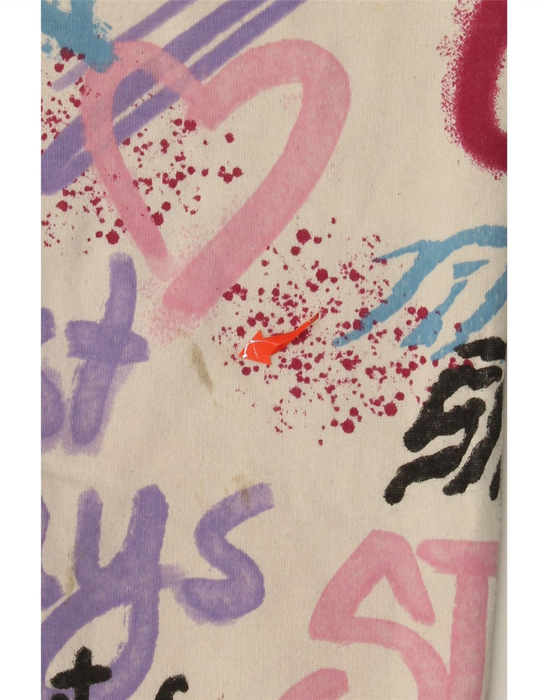 ZARA Graphic αθλητική φόρμα παντελόνι Joggers 13-14 ετών από λευκό βαμβάκι