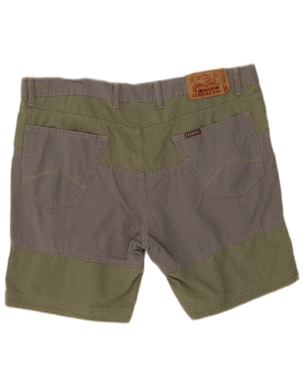 Carrera Ανδρικό σορτς 618 casual IT 56 3XL W40 Χακί Colourblock Βαμβακερό