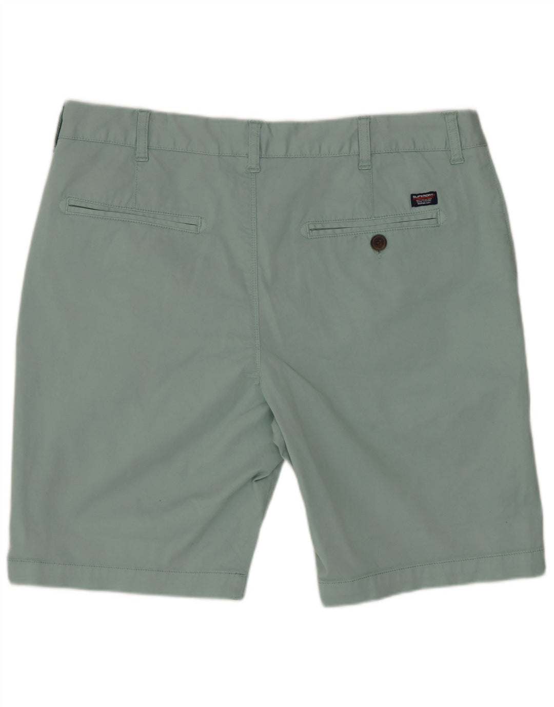 Ανδρικό σορτς Chino SUPERDRY W36 μεγάλο μπλε βαμβακερό