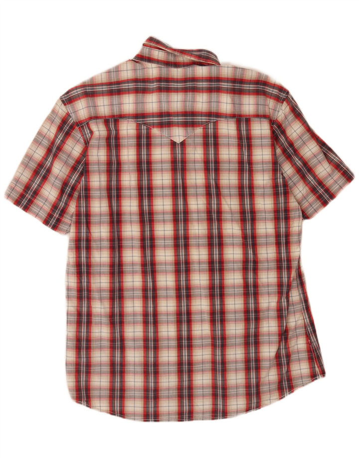 Ανδρικό κοντομάνικο Levi's πουκάμισο Classic Fit μεγάλο κόκκινο βαμβακερό