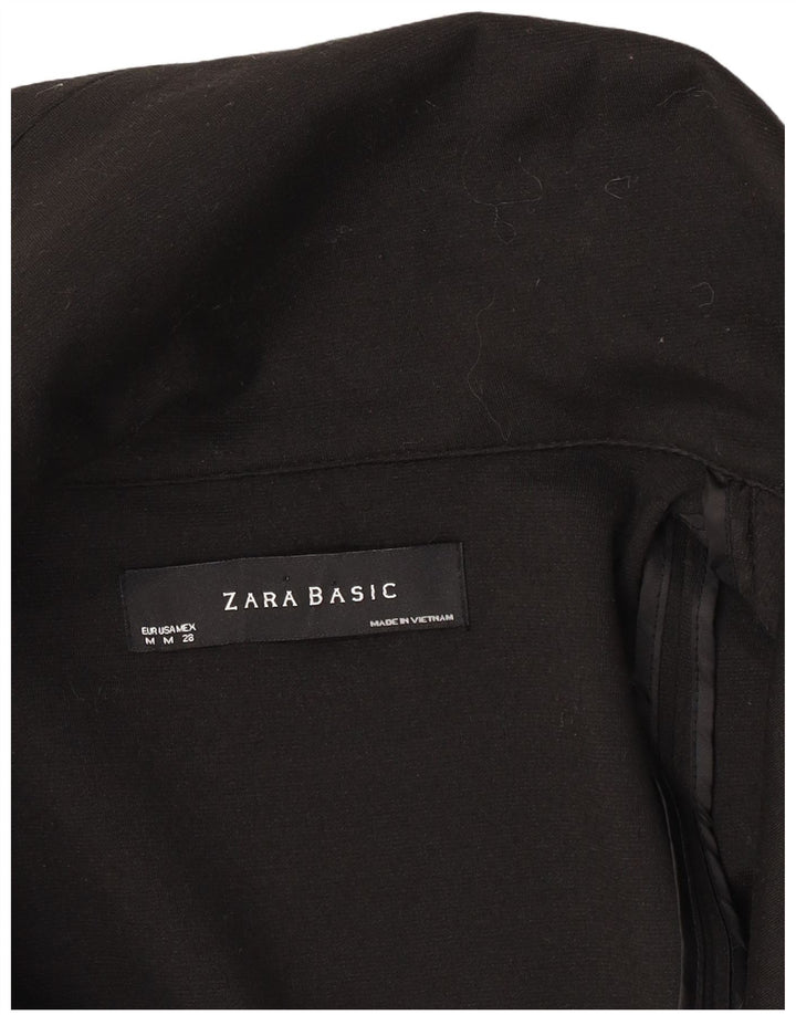 Zara Γυναικείο σακάκι 1 κουμπιού Blazer UK 12 Medium Black