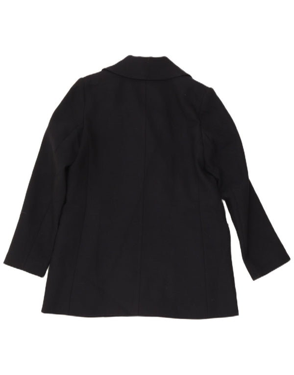 Hobbs Γυναικείο παλτό μπιζελιού UK 12 Medium Navy Blue Polyester