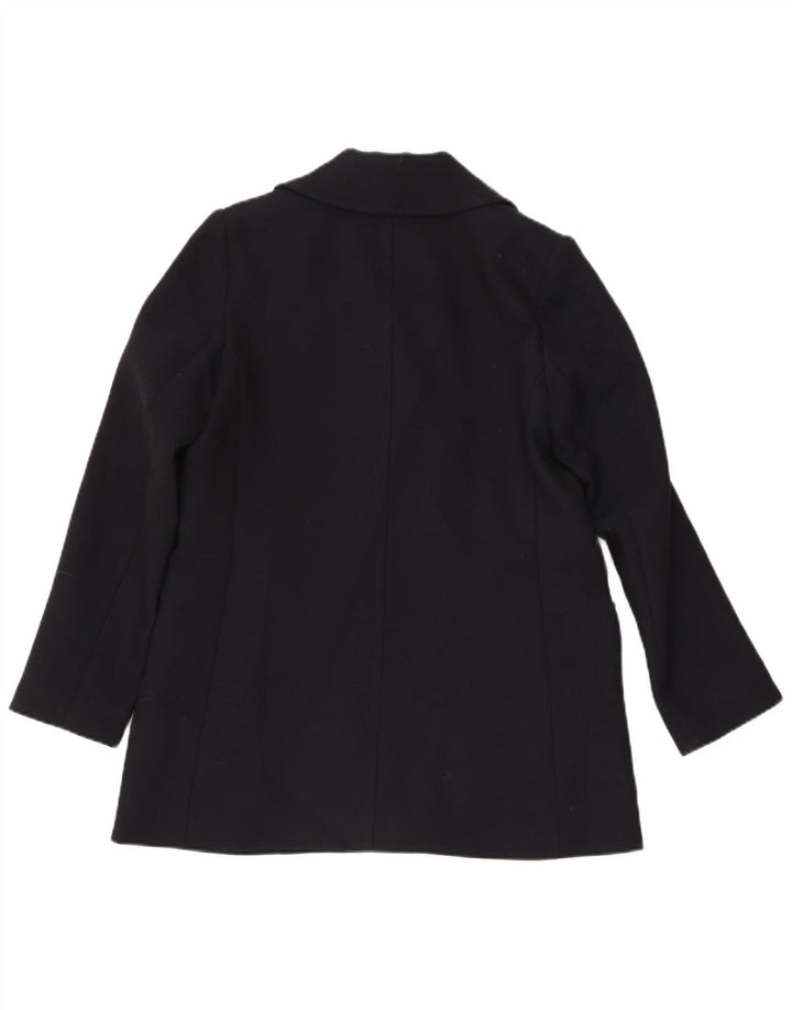 Hobbs Γυναικείο παλτό μπιζελιού UK 12 Medium Navy Blue Polyester