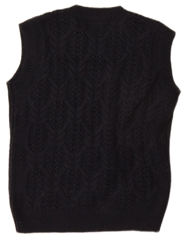 MARKS & SPENCER Γυναικείο γιλέκο Tank Top 10 Small Navy Blue Acrylic