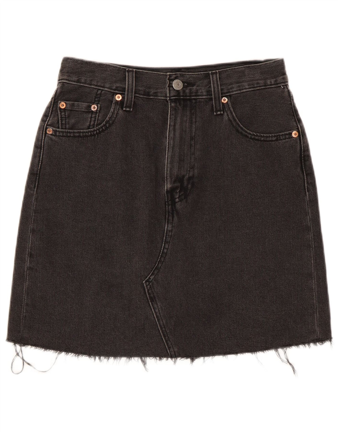 Γυναικεία Τζιν Φούστα Levi's W26 Μικρή Γκρι Βαμβακερή