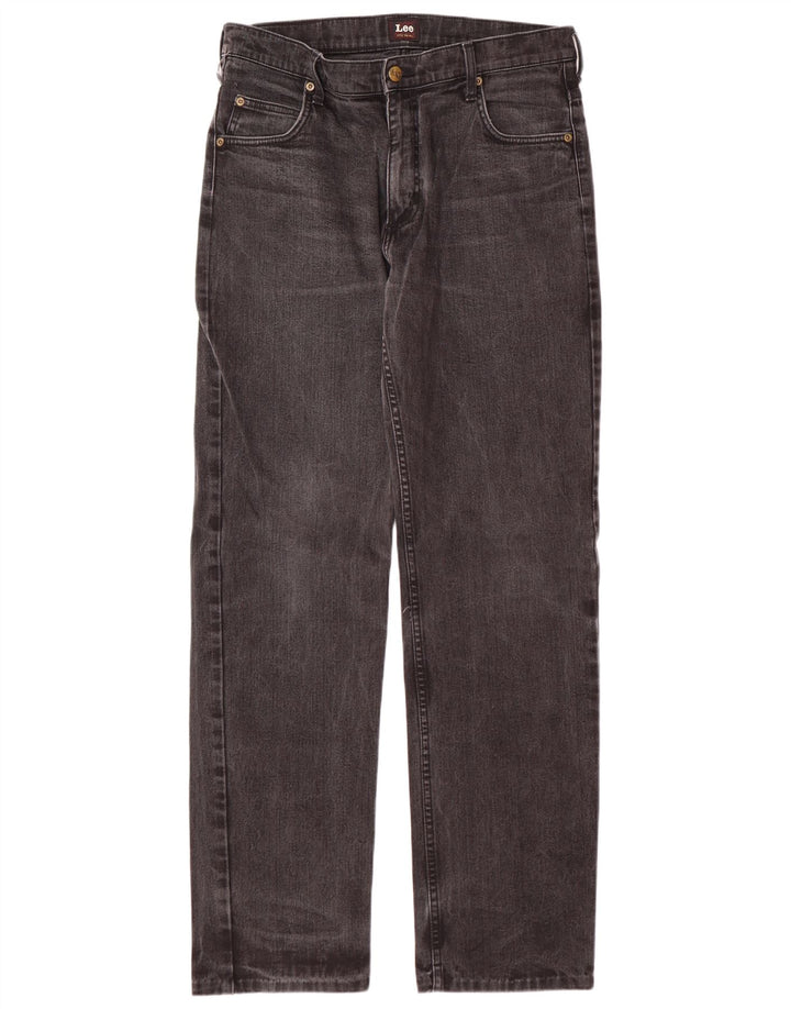 LEE Ανδρικό τζιν Brooklyn Straight W34 L33 Γκρι βαμβακερό