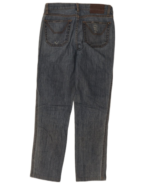 Jeckerson Womens Distressed Slim Jeans W26 L26 Blue Cotton