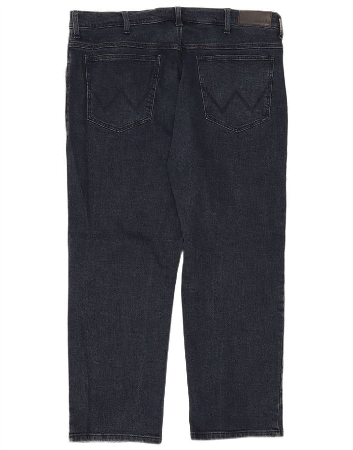 Ανδρικό τζιν WRANGLER ίσιο W42 L30 Navy Blue Cotton