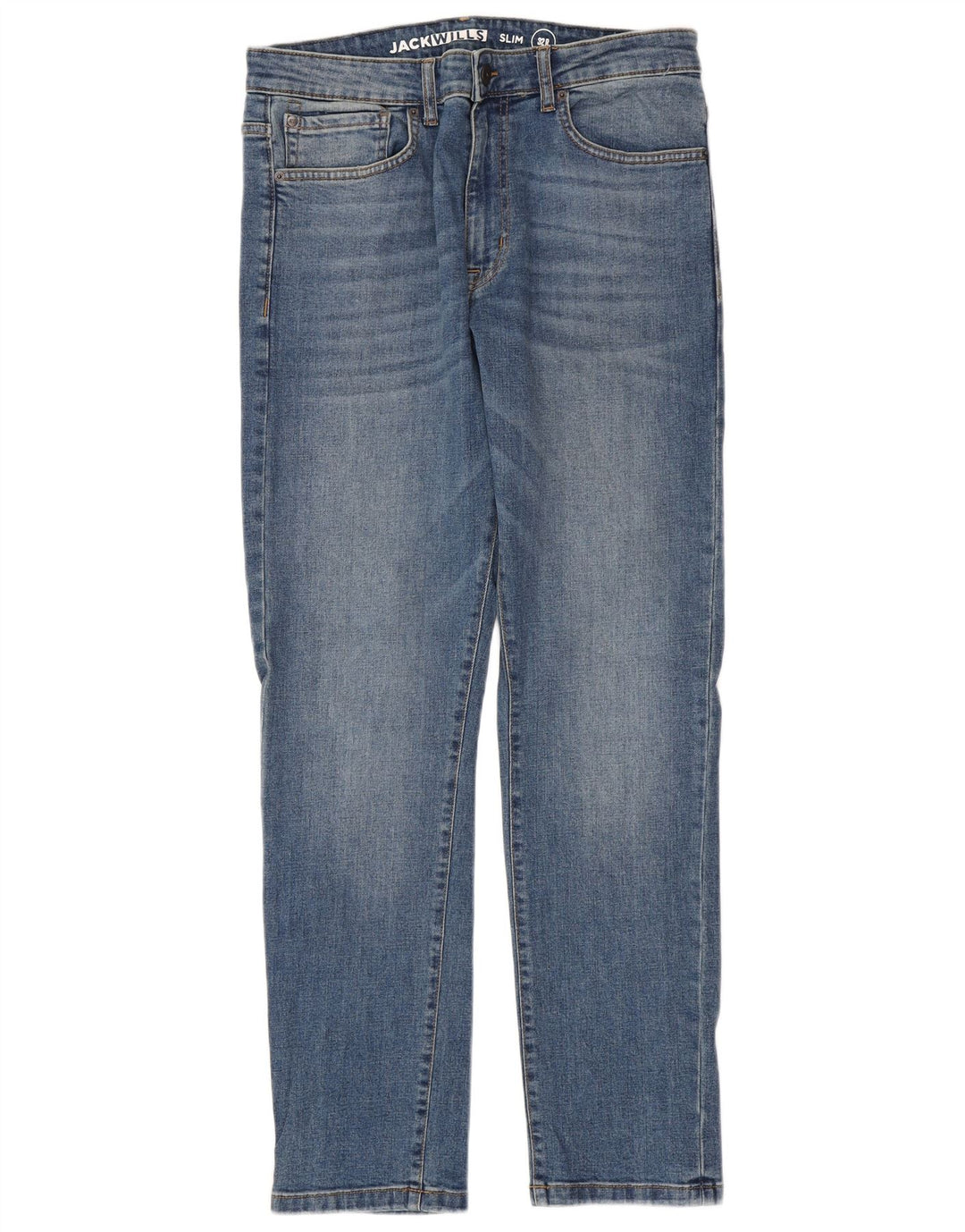 JACK WILLS Ανδρικό Slim Jeans W32 L32 Μπλε βαμβακερό