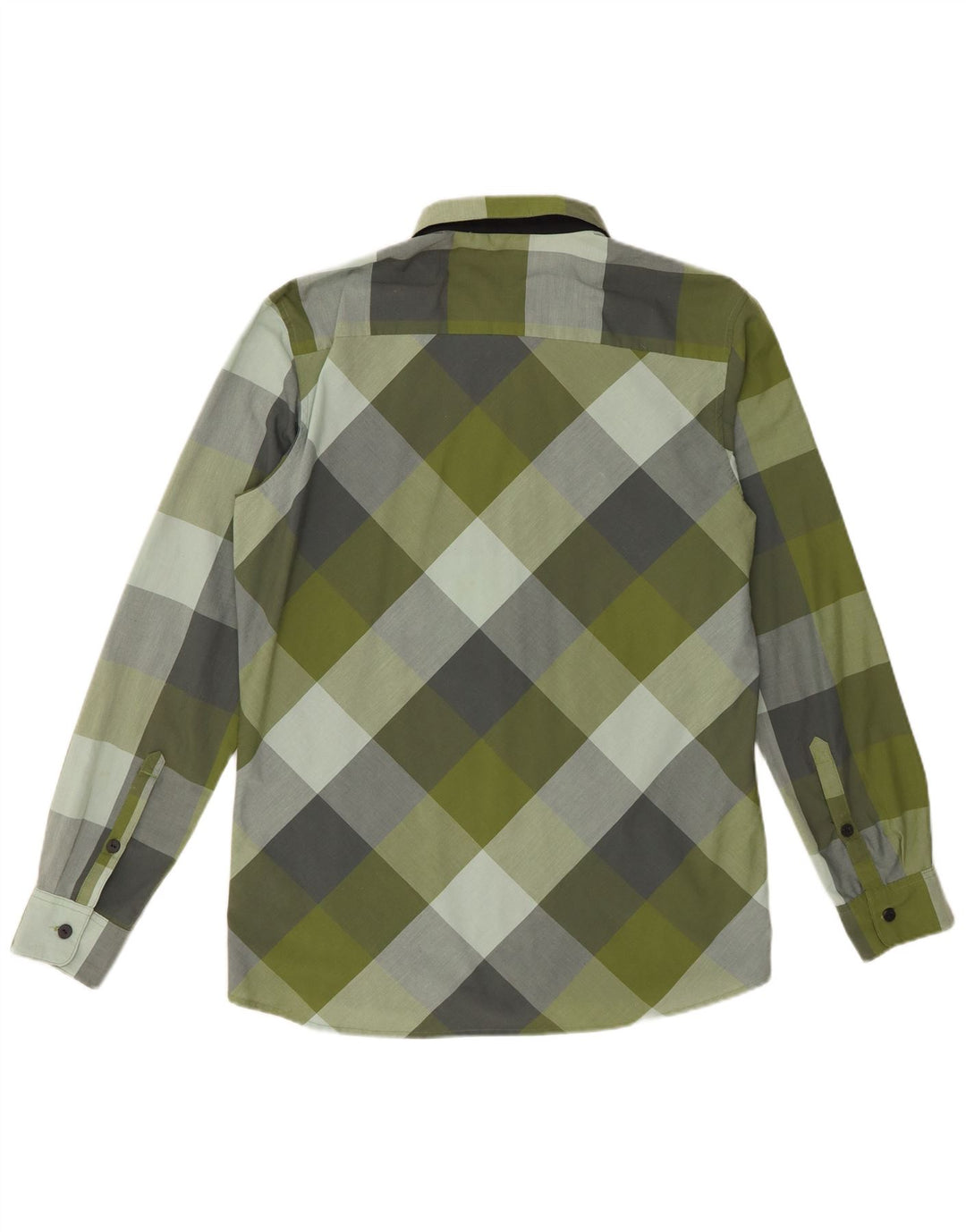 Ανδρικό πουκάμισο Adidas UK 40/42 Μεσαίο Πράσινο Check Polyester