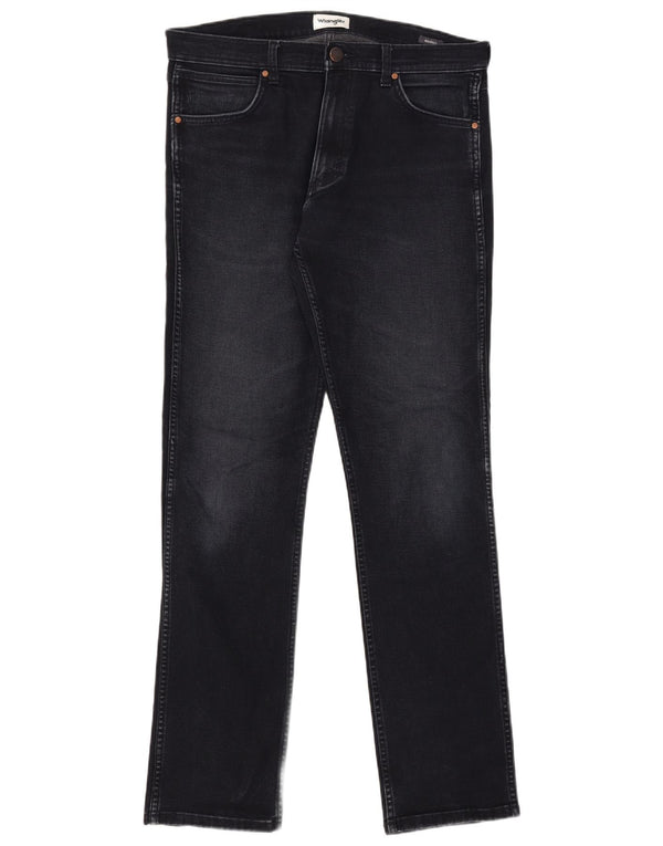 Ανδρικό τζιν Wrangler Greensboro Straight W34 L36 Navy Blue Cotton