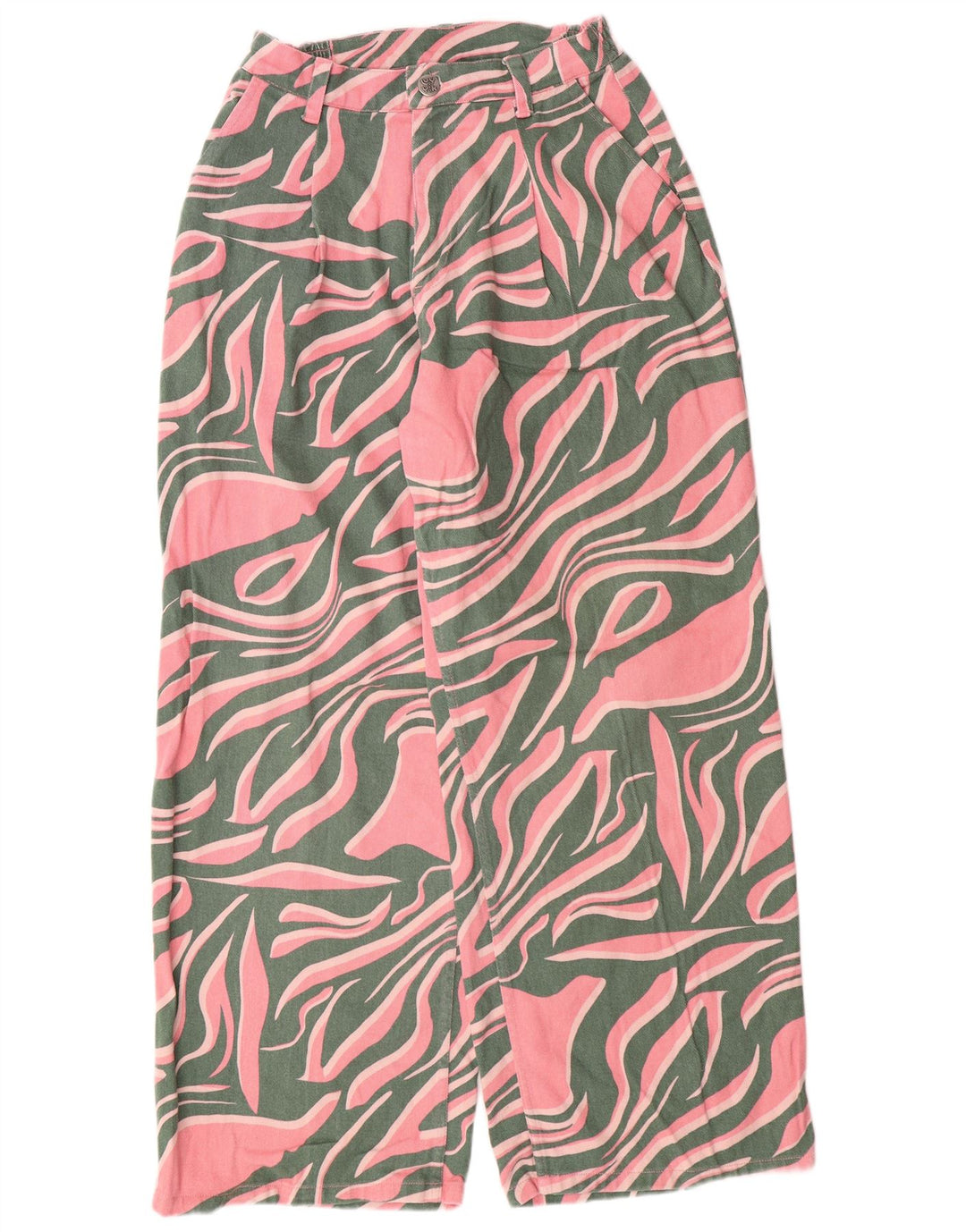 Lucy & Yak Γυναικείο Ψηλόμεσο Χαλαρό Τζιν W28 L29 Ροζ Ζώο Βαμβακερό