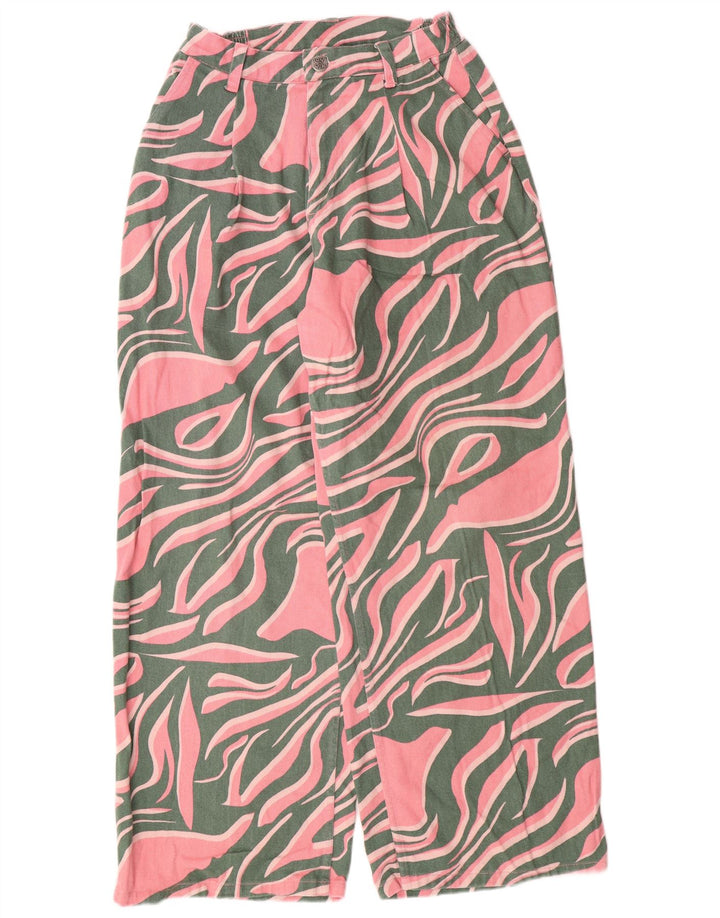 Lucy & Yak Γυναικείο Ψηλόμεσο Χαλαρό Τζιν W28 L29 Ροζ Ζώο Βαμβακερό