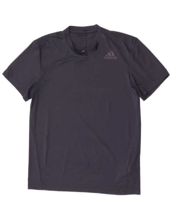 Adidas Ανδρικό T-Shirt Aeroready Top Medium Navy Blue Polyester