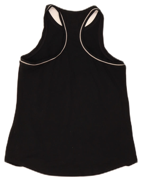 Nike Girls Dri Fit Vest Top 10-11 Years Medium Black Polyester
