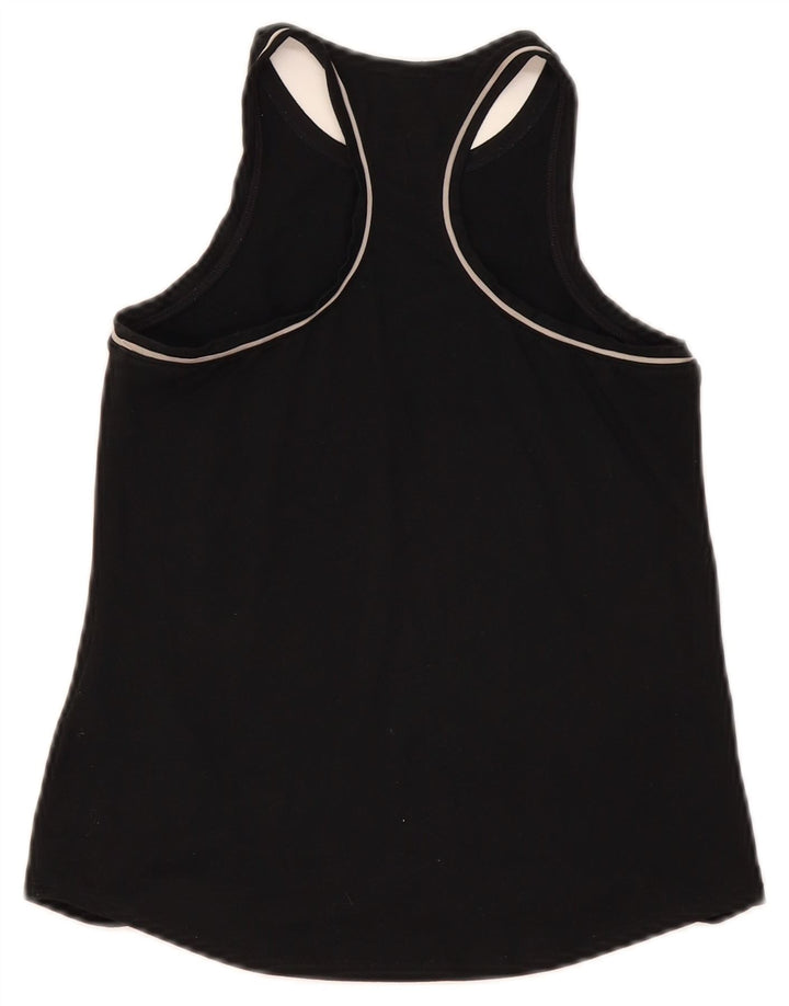 Nike Girls Dri Fit Vest Top 10-11 Years Medium Black Polyester