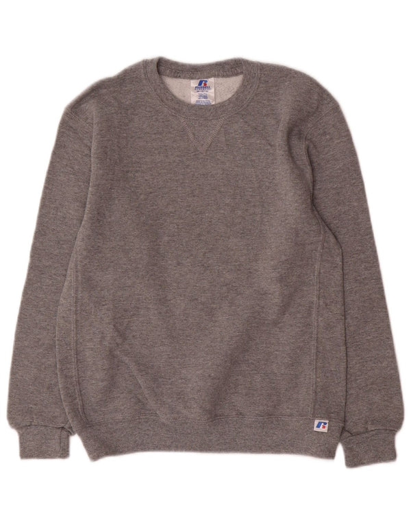 Russell Athletic Boys Φούτερ Jumper 11-12 ετών Medium Grey Flecked