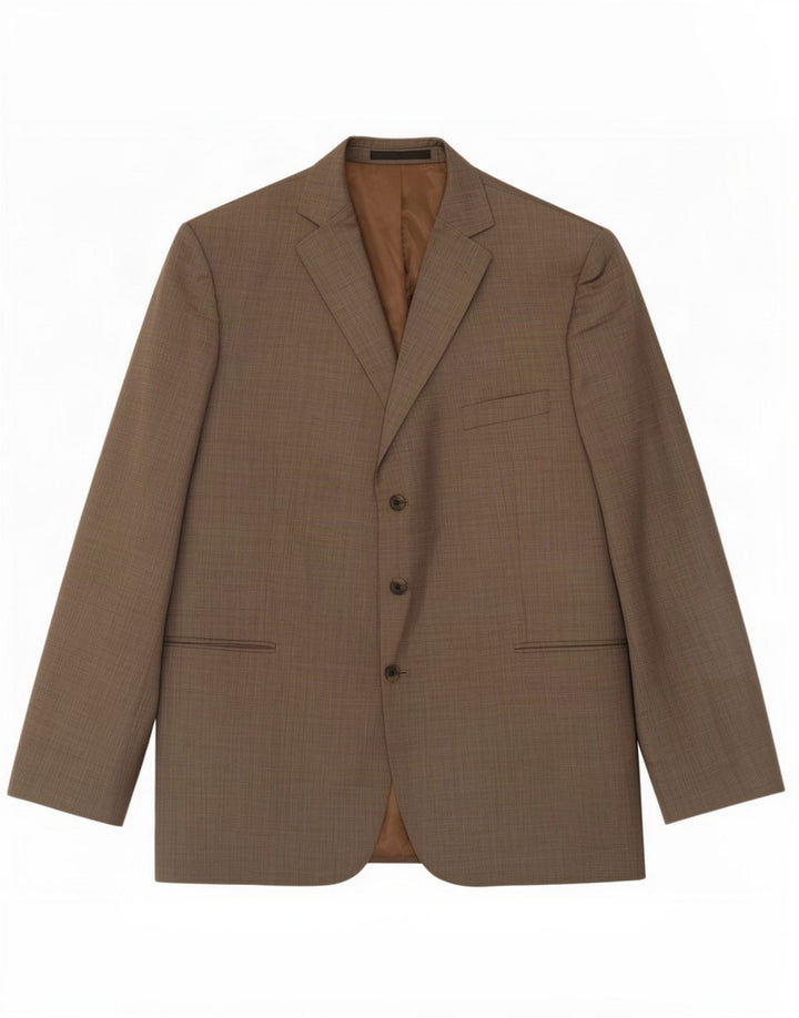 Marks & Spencer Ανδρικό σακάκι σακάκι με 3 κουμπιά UK 48 2XL μπεζ μαλλί