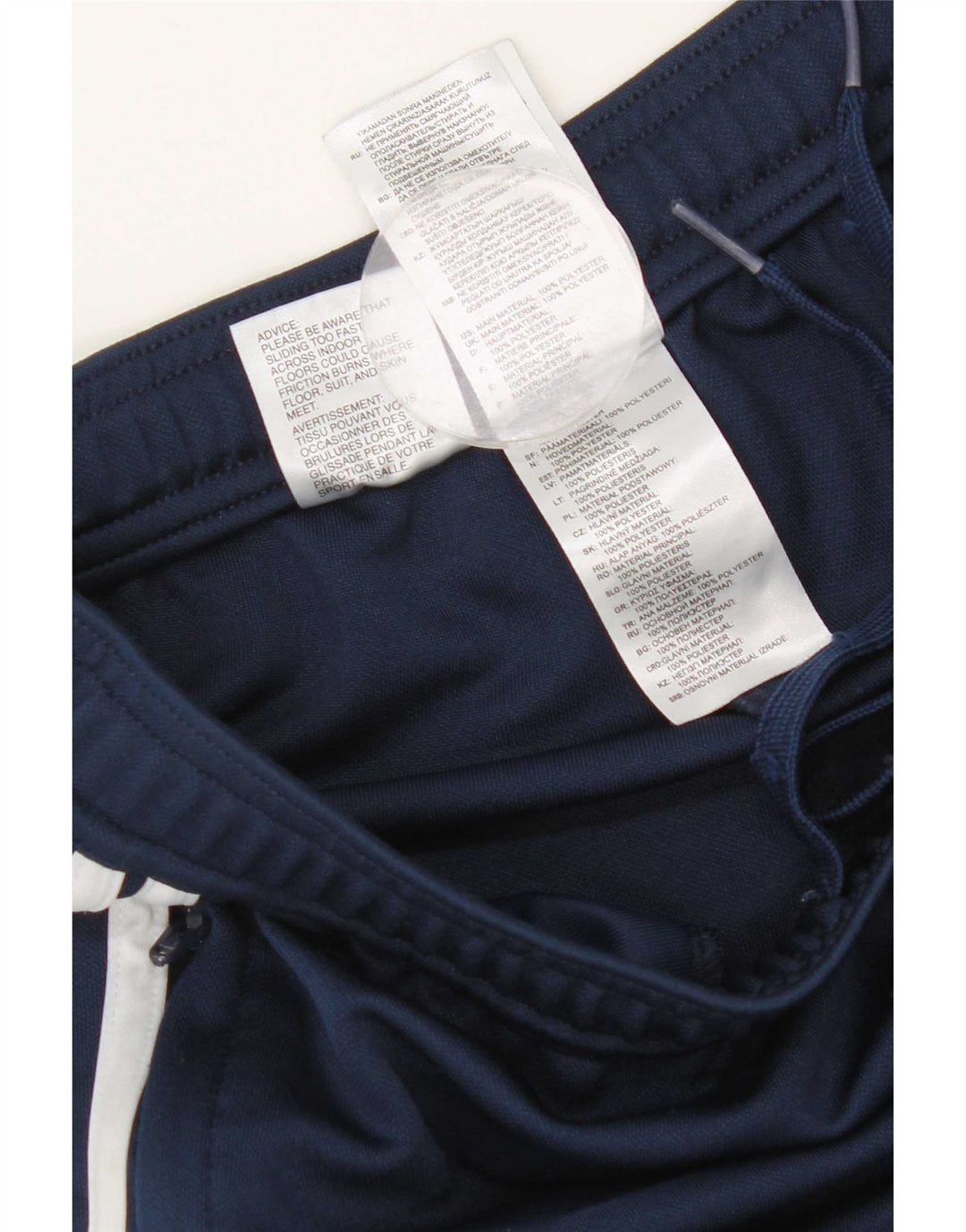 Ανδρική αθλητική φόρμα Adidas Climalite Μικρό Navy Blue Polyester