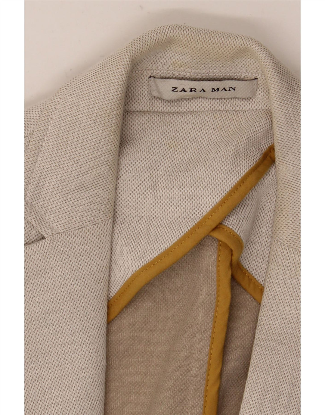 ZARA Ανδρικό σακάκι μπλέιζερ με 2 κουμπιά EU 52 Large Grey Polyester