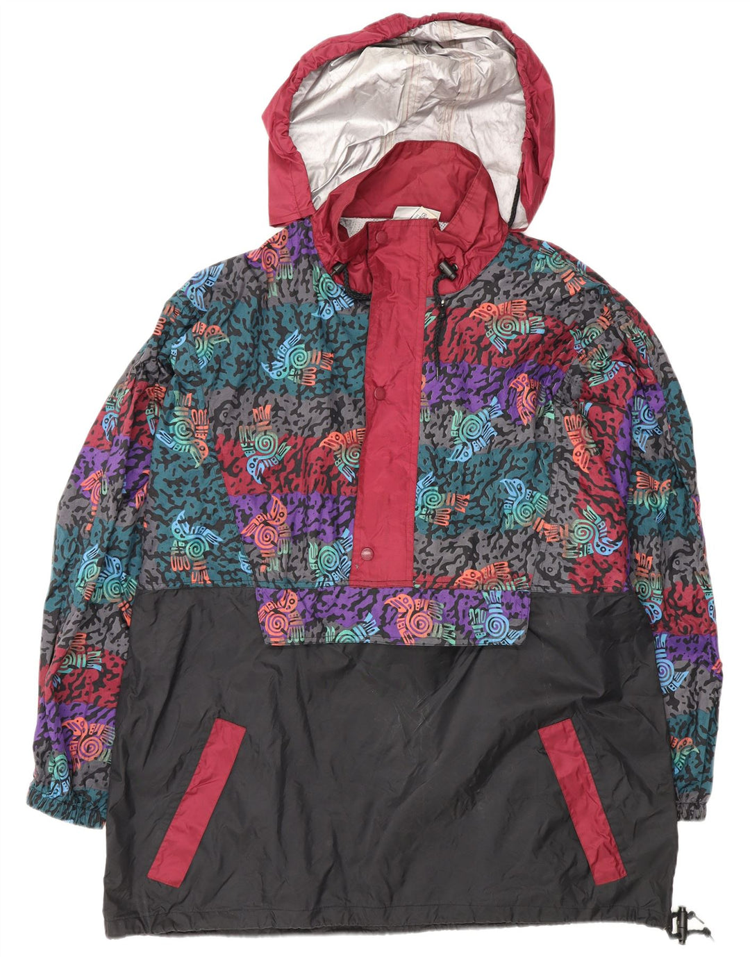 Ανδρικό πουλόβερ με κουκούλα Killtec Raincoat UK 42 XL Πολύχρωμο μπλοκ χρώματος