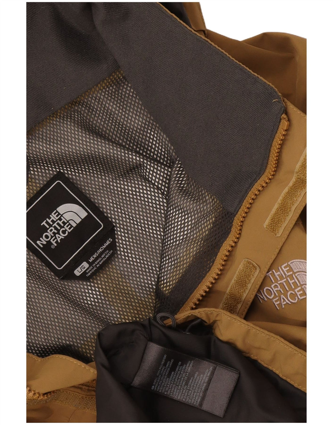 The North Face Ανδρικό μπουφάν βροχής με κουκούλα UK 40 Large Brown Πολυεστέρας